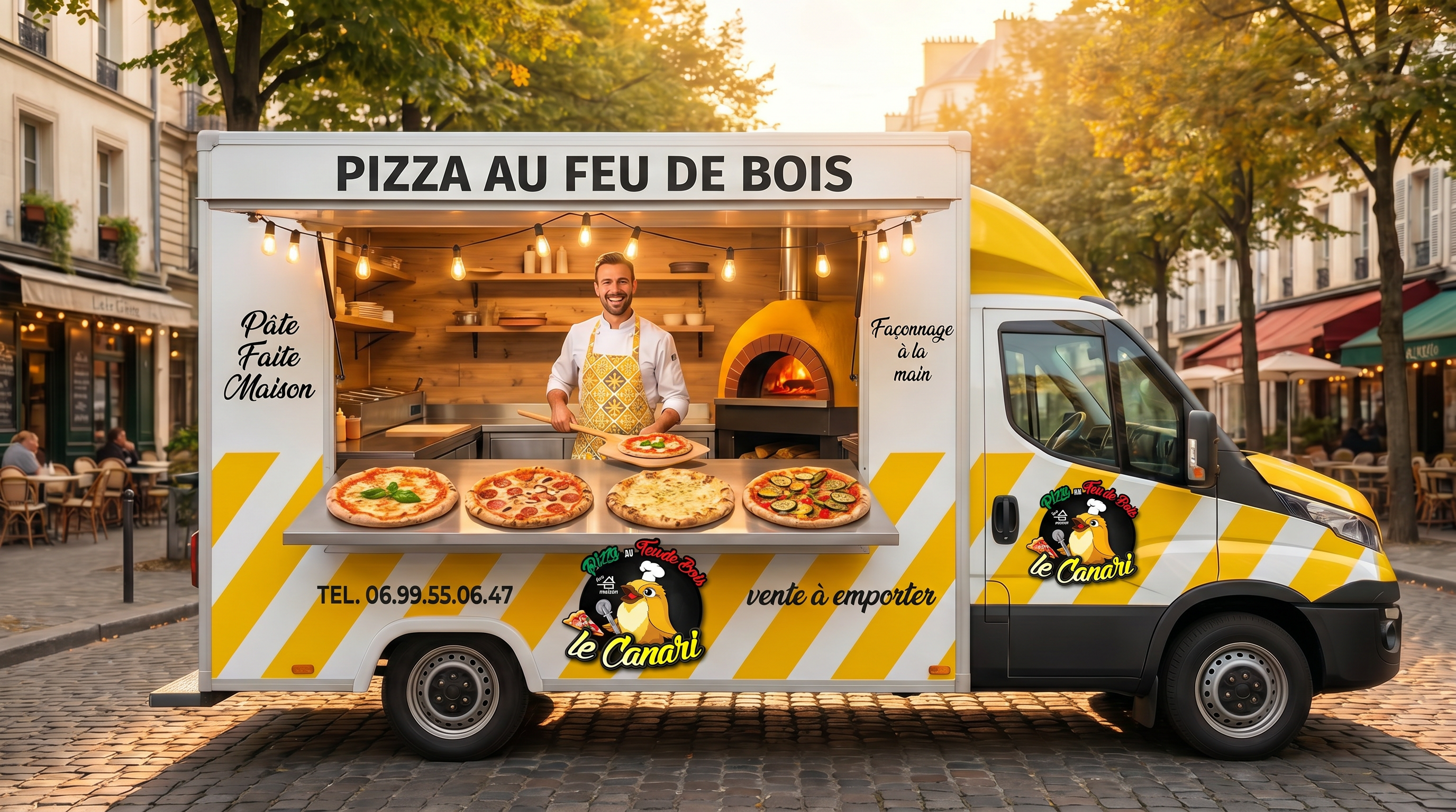 Mais où est donc ce Canari ? — food truck Pizza à Cormelles-le-Royal
